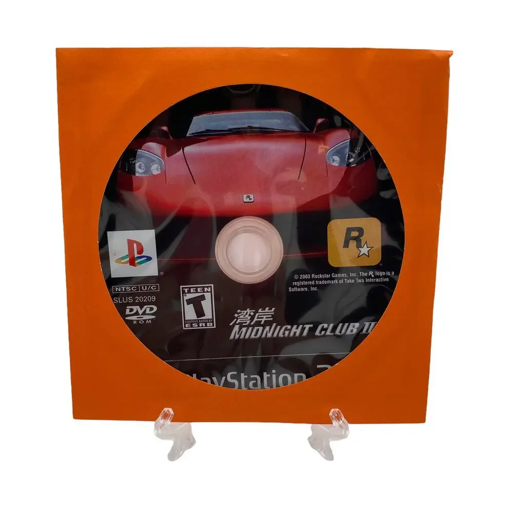 Sony PlayStation 2 PS2 Disc Only Tested MIDNIGHT CLUB 2 2004 Working